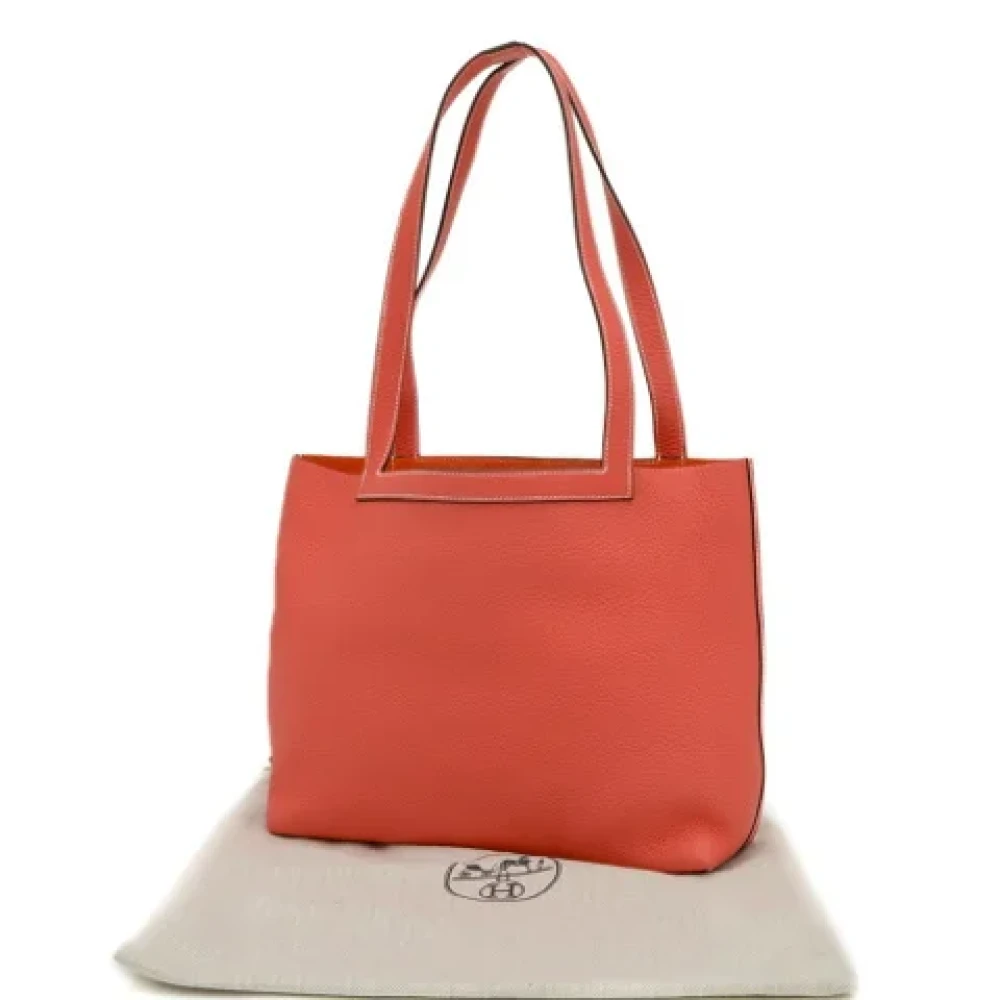 Hermès Vintage Pre-owned Leather totes Orange Dames