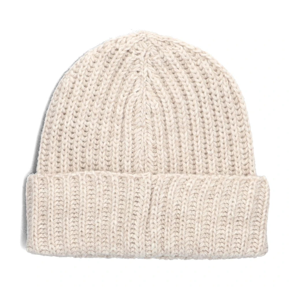 drykorn Bruine Gebreide Beanie Muts Brown Dames