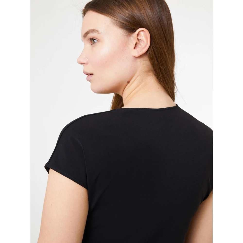 Elena Mirò Stijlvolle T-Shirt voor Vrouwen Black Dames