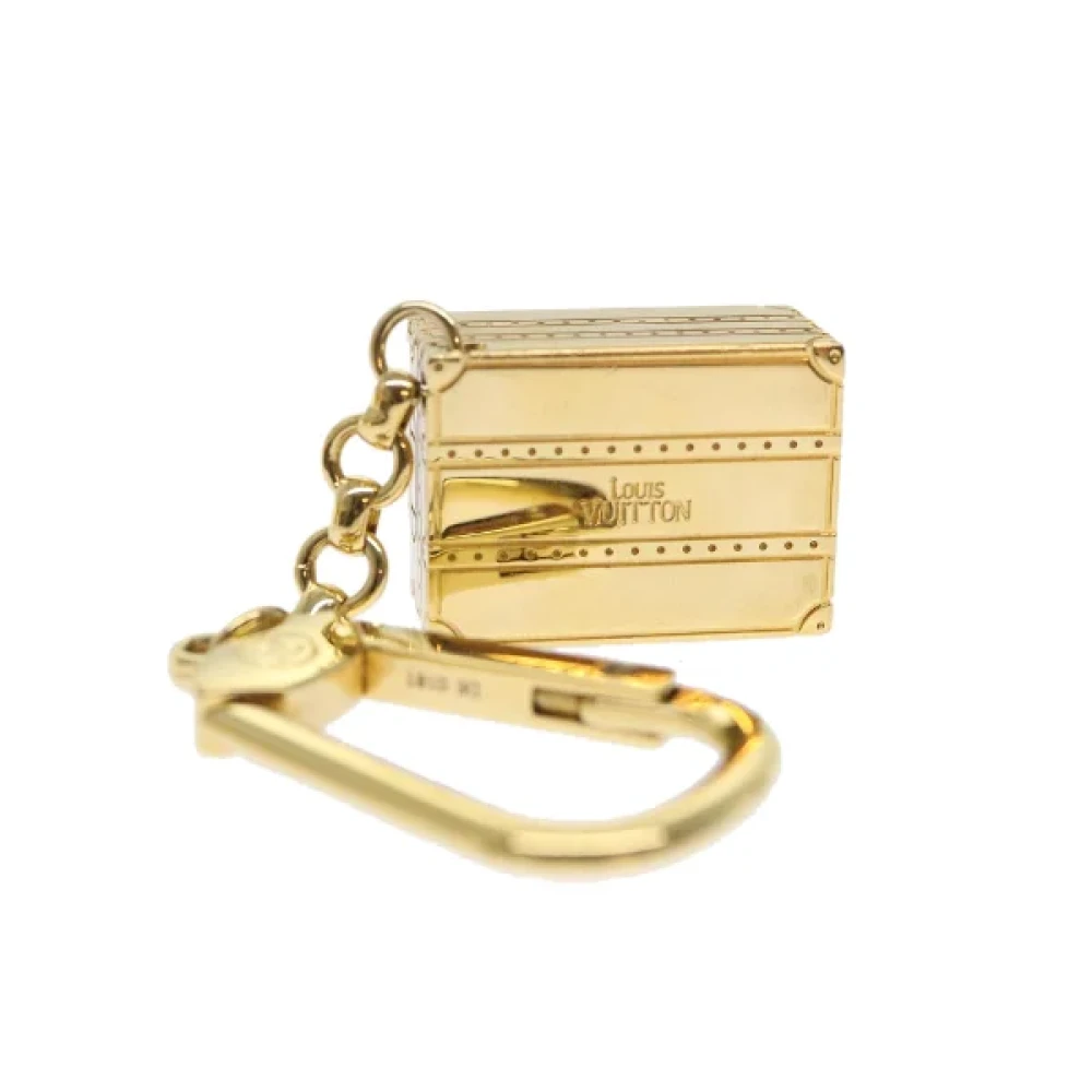 Louis Vuitton Vintage Pre-owned Metal key-holders Yellow Unisex