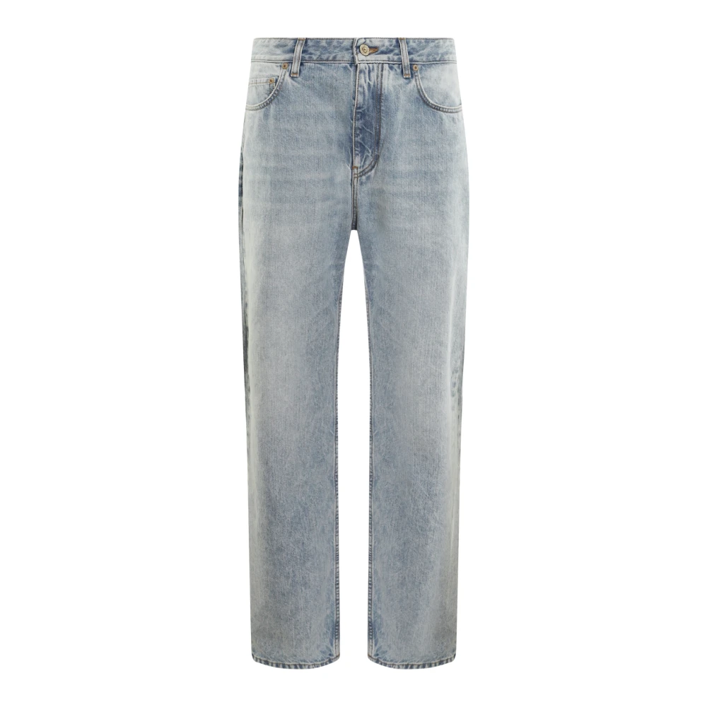Balenciaga Medium Fit Broek voor Heren Blue Heren