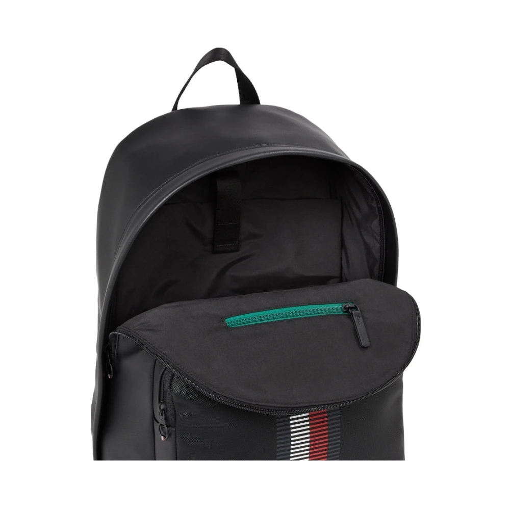 Tommy Hilfiger Zwarte rugzak voor mannen Black Heren