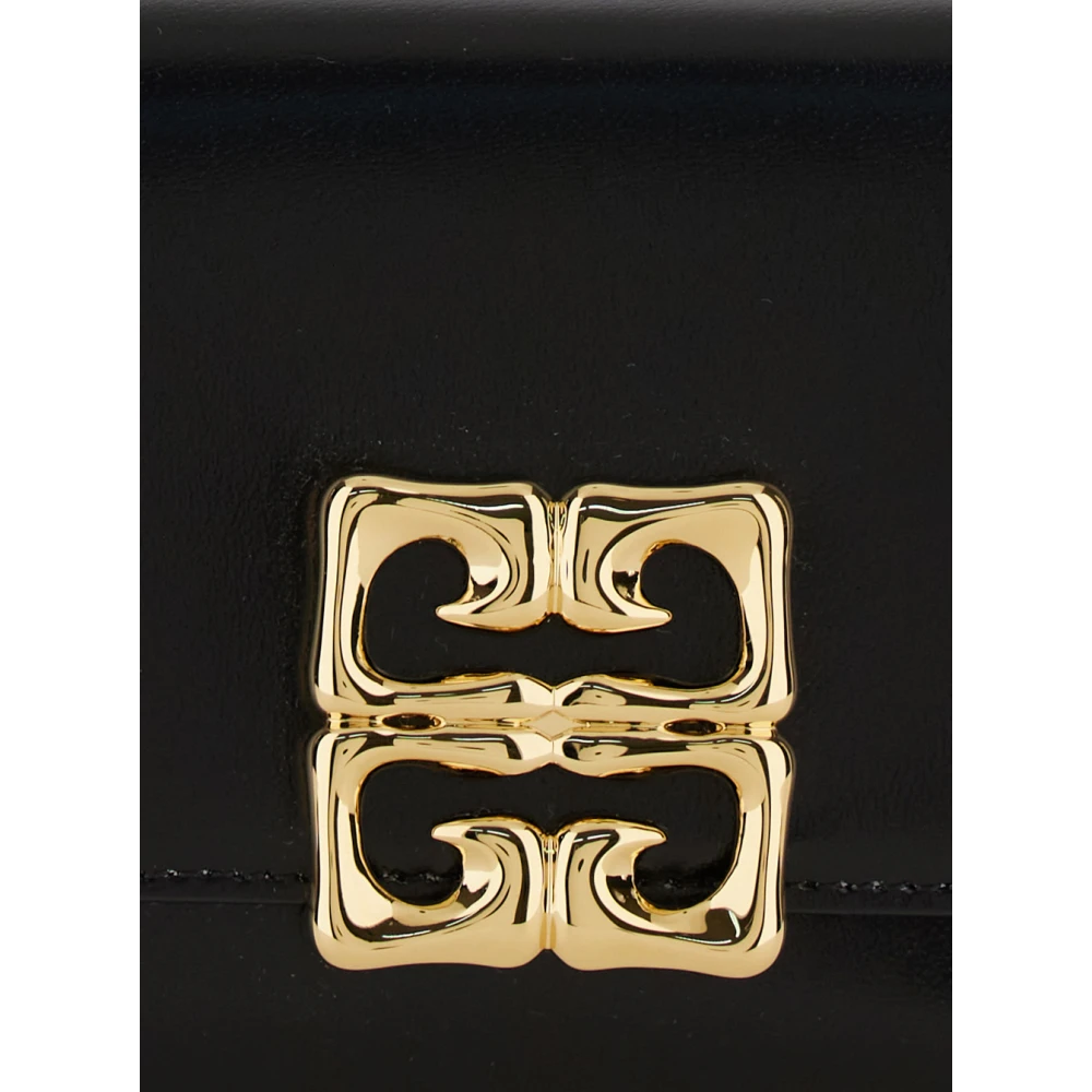 Givenchy Zwarte portemonnee met 4G-logoplaat Black Dames