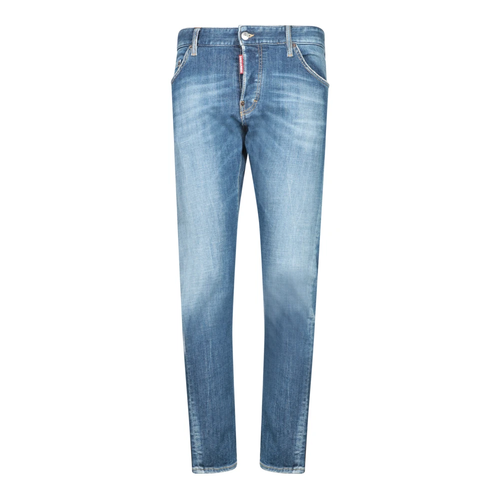 Dsquared2 Blauwe Jeans voor Mannen Aw24 Blue Heren