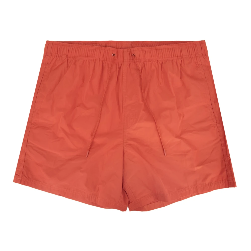 Sundek Heren Lace-Up Zwemshorts Red Heren