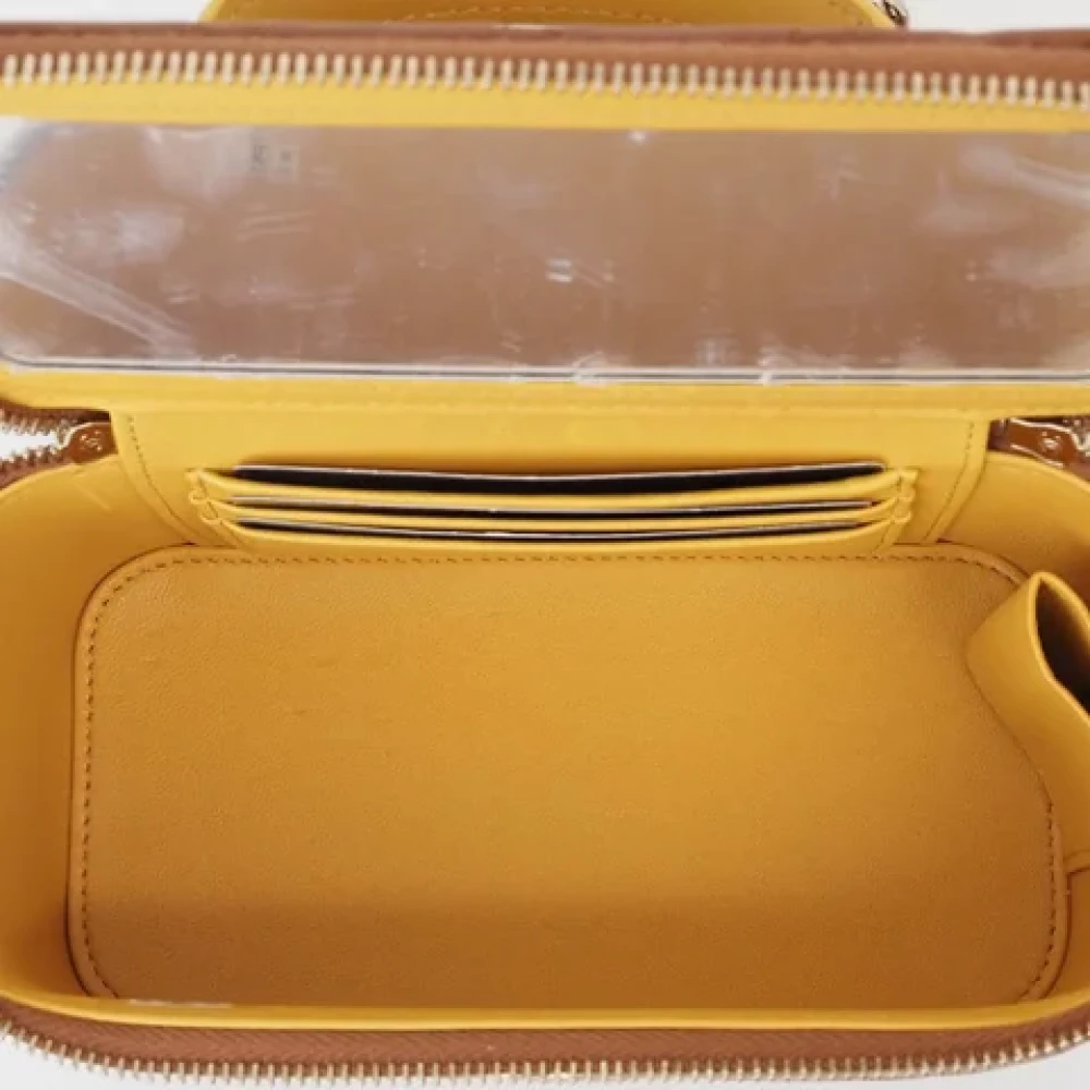 Chanel Vintage Pre-owned Leather chanel-bags Brown Dames