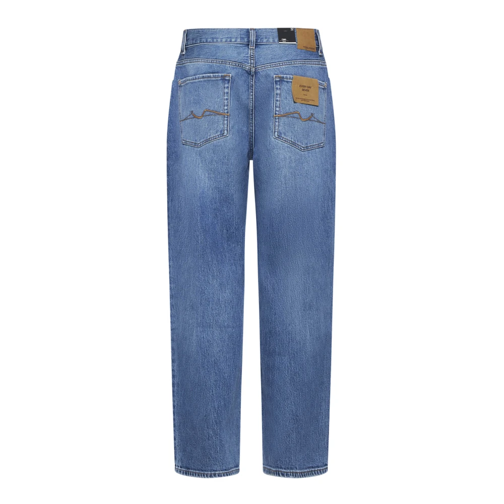 7 For All Mankind Blauwe Denim Jeans Blue Heren