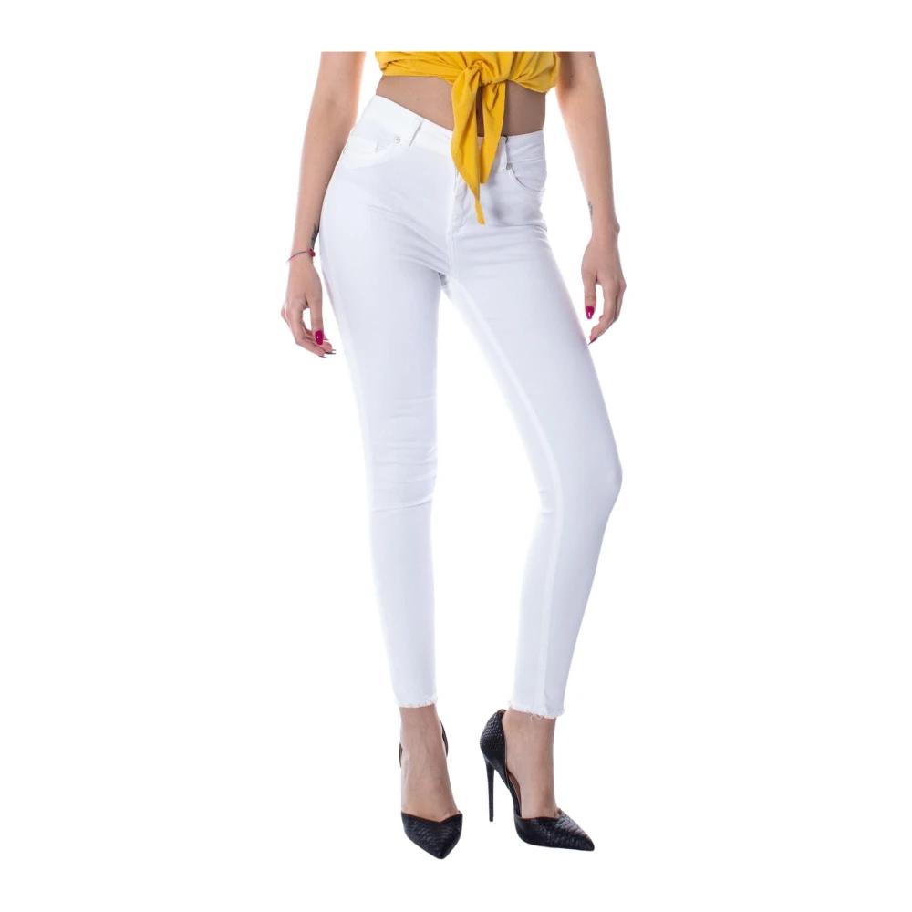 Only Women's White Trousers Blush Life - Image 3