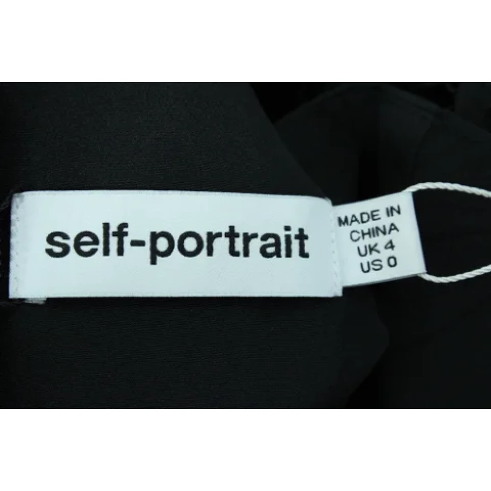 Self Portrait Polyester dresses Black Dames