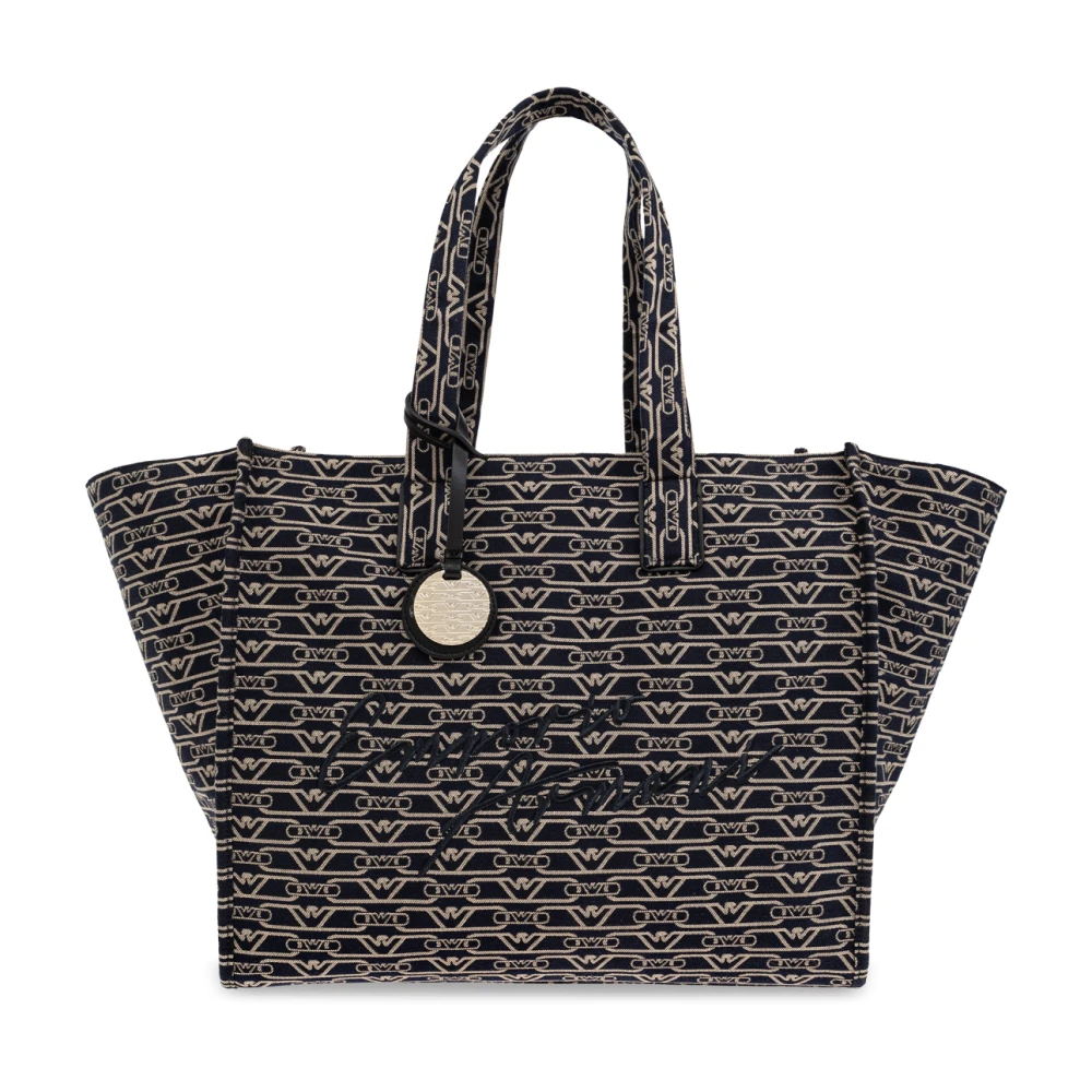 Emporio Armani shopper type tas Black Dames