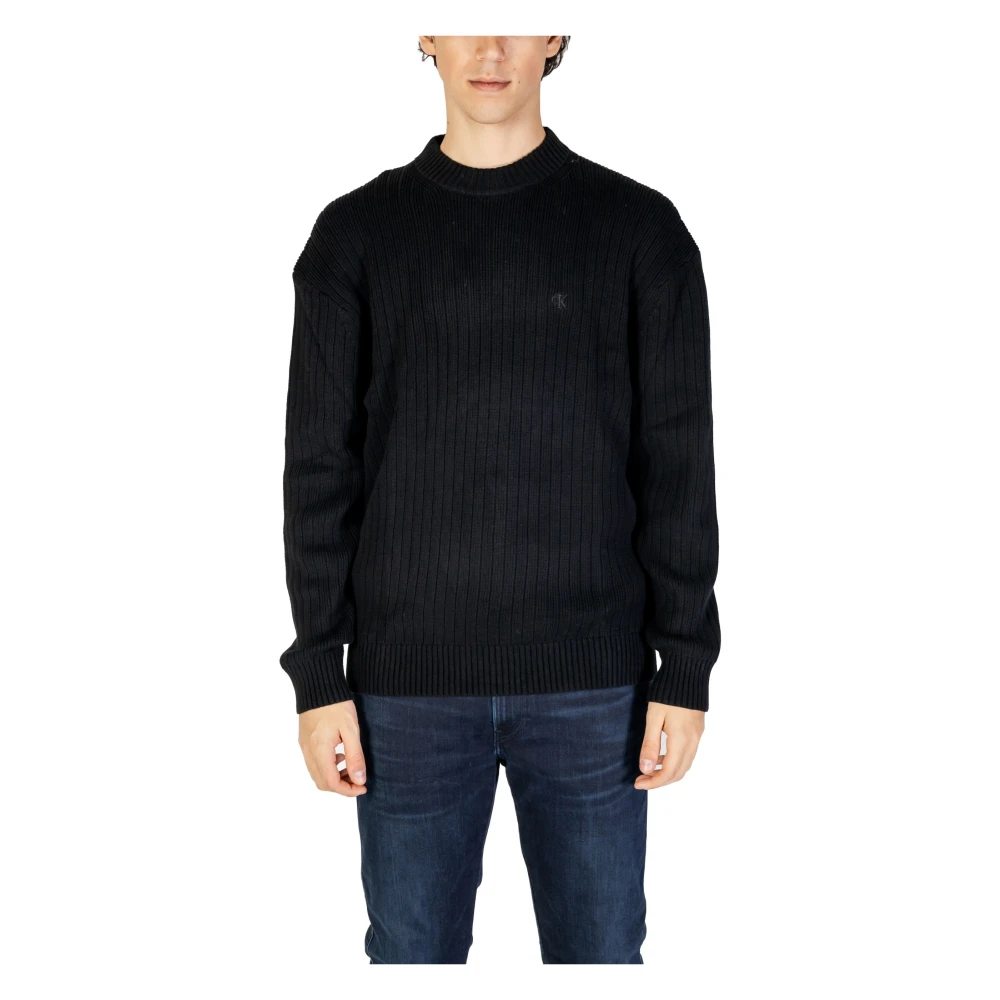 Calvin Klein Jeans Zwart lang gebreid Black Heren