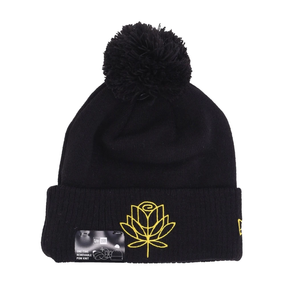 new era NBA City Night Alt Pom Hat Black Unisex
