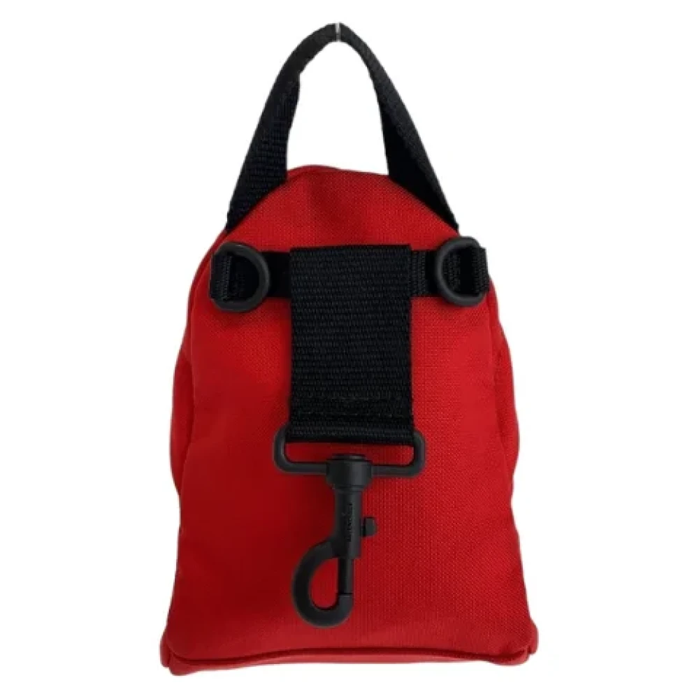 Balenciaga Vintage Pre-owned Canvas crossbody-bags Red Heren