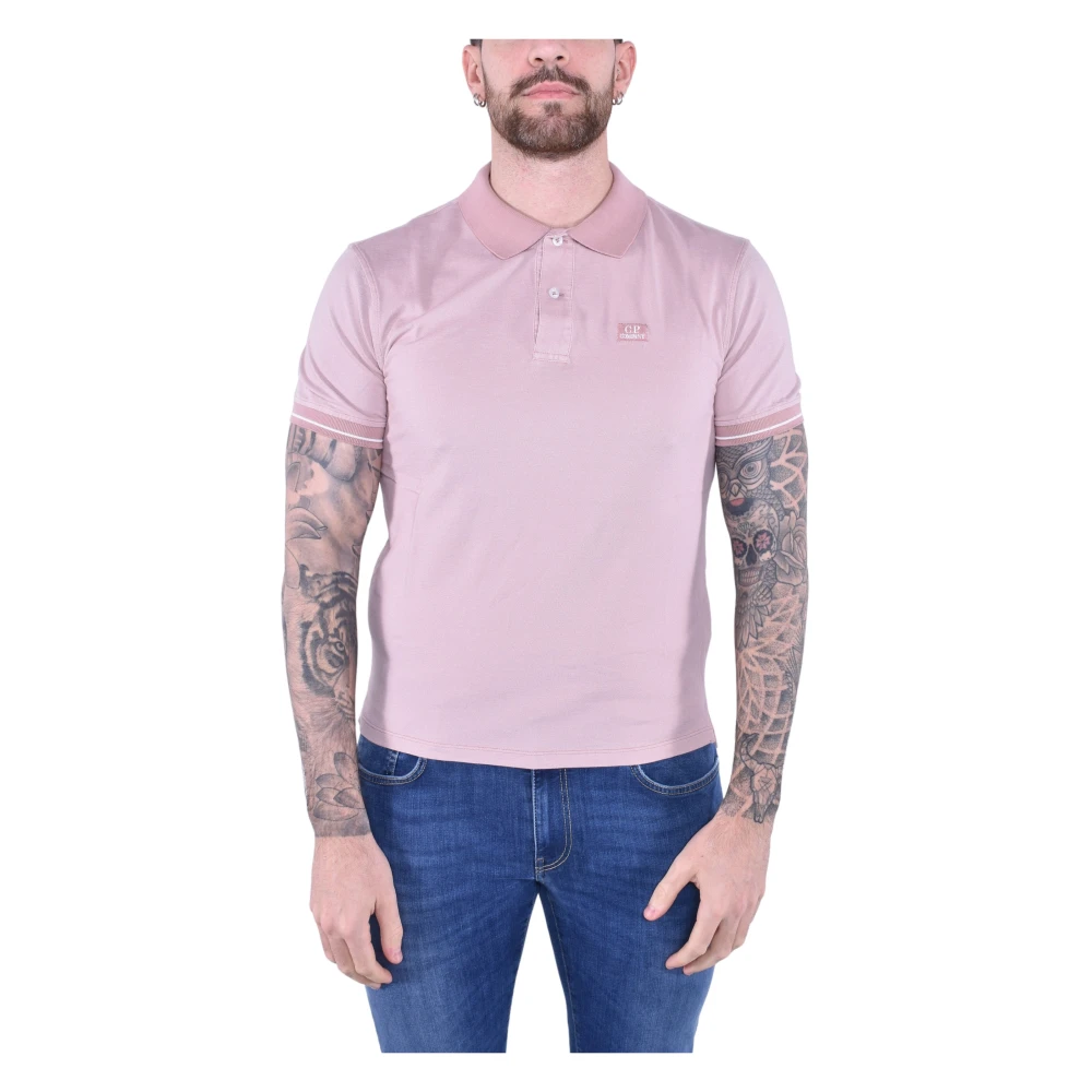C.p. Company Men's Pink Polo Shirt - Polo Shirts - M - Tops
