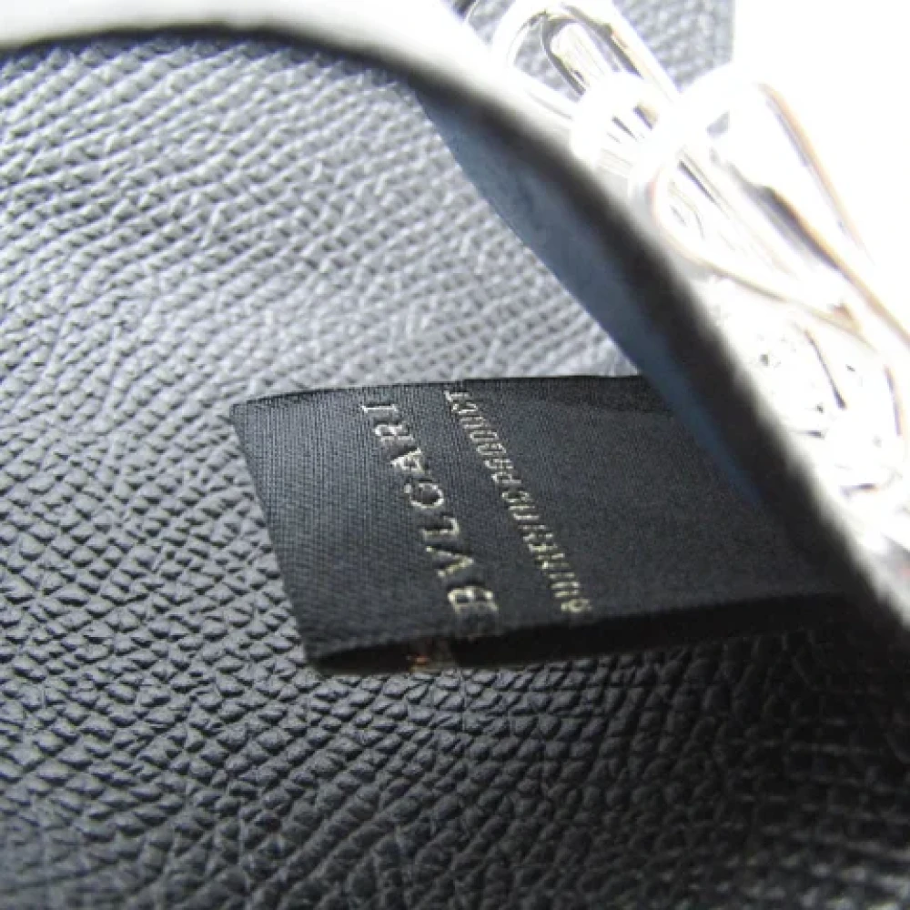 Bvlgari Vintage Pre-owned Leather key-holders Black Unisex