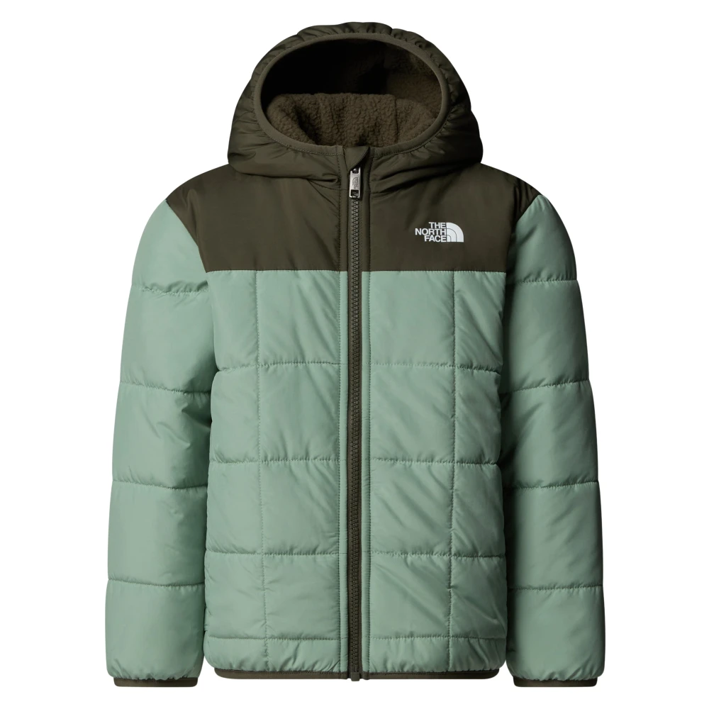 The North Face Boys Green Winter Jackets, 6 Y, Reversible Shasta Hooded Jacket
