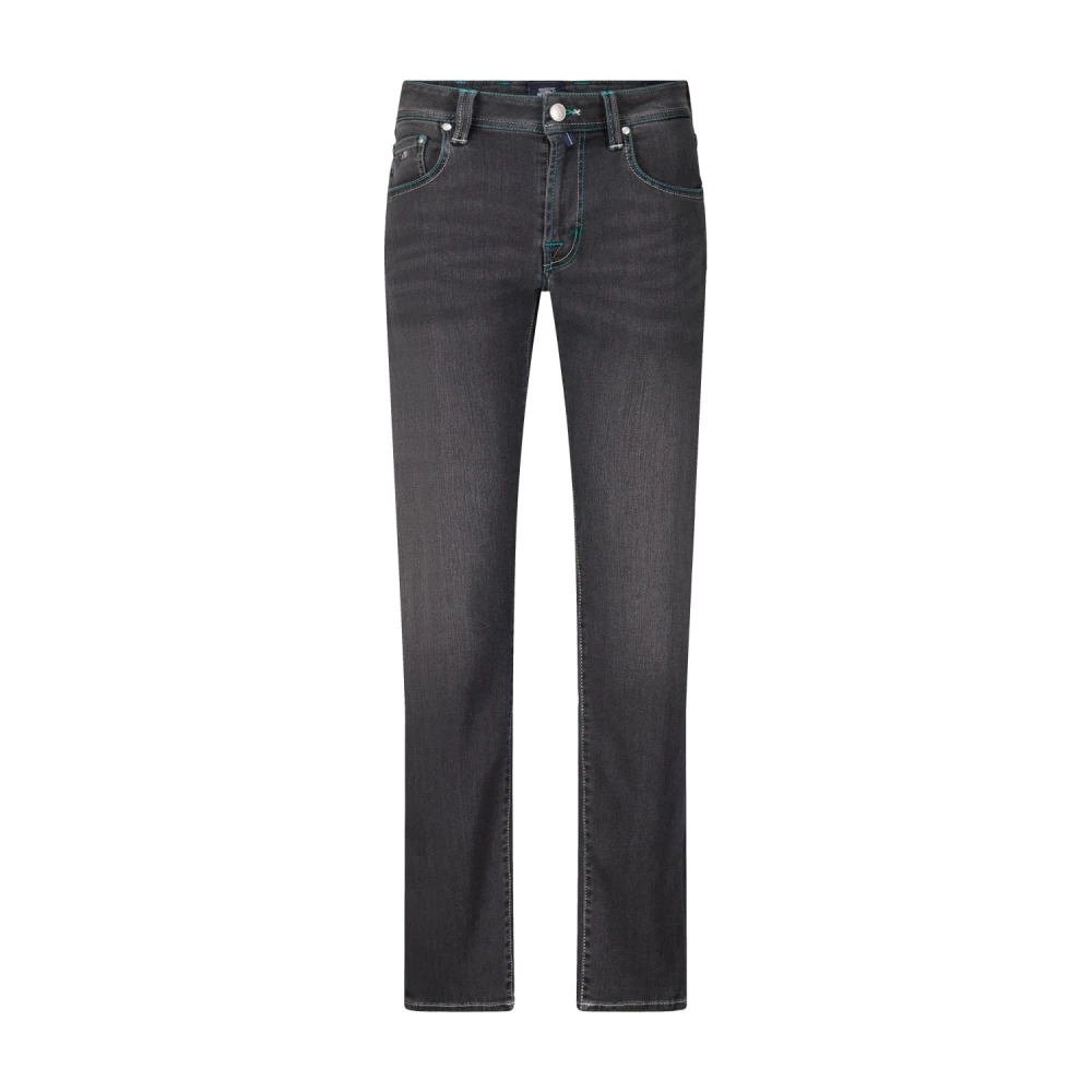 Tramarossa Zip Slim Fit Denim Jeans Gray Heren