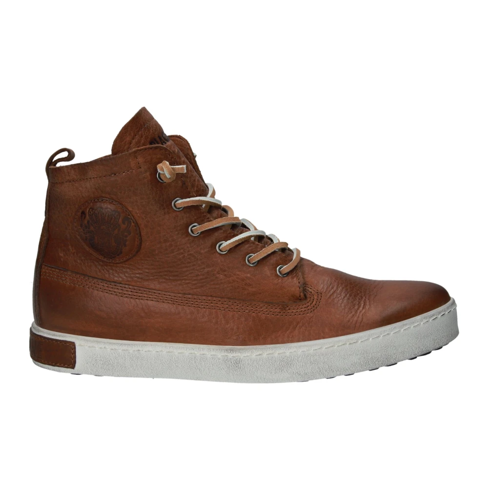 Blackstone Gm06 Hi-top Sneaker Heren Schoenen Bruin