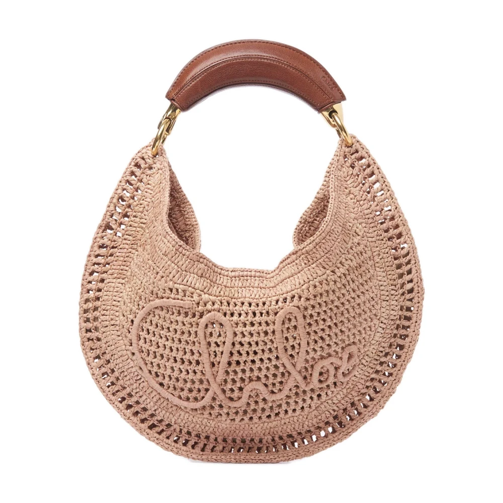 Chloé Beige Handbags, Female, One Size, Summer Banana Hobo Bag