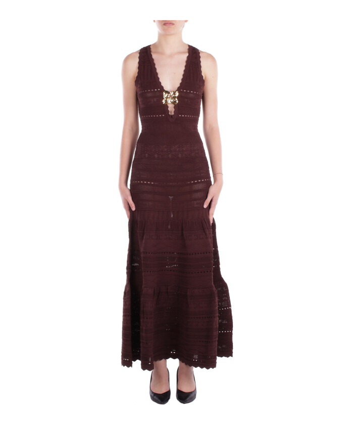 brown-dress-with-front-logo-detail