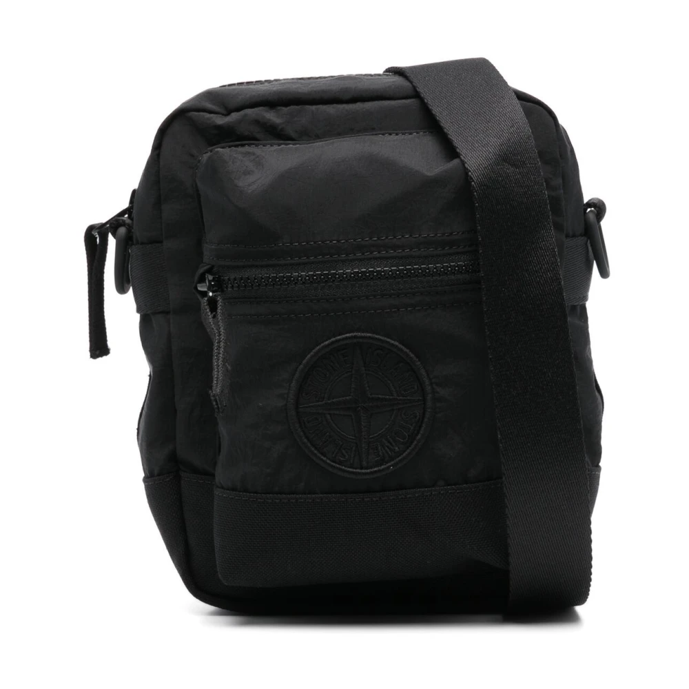Stone Island Zwarte Casual Kleding voor Mannen Black Heren