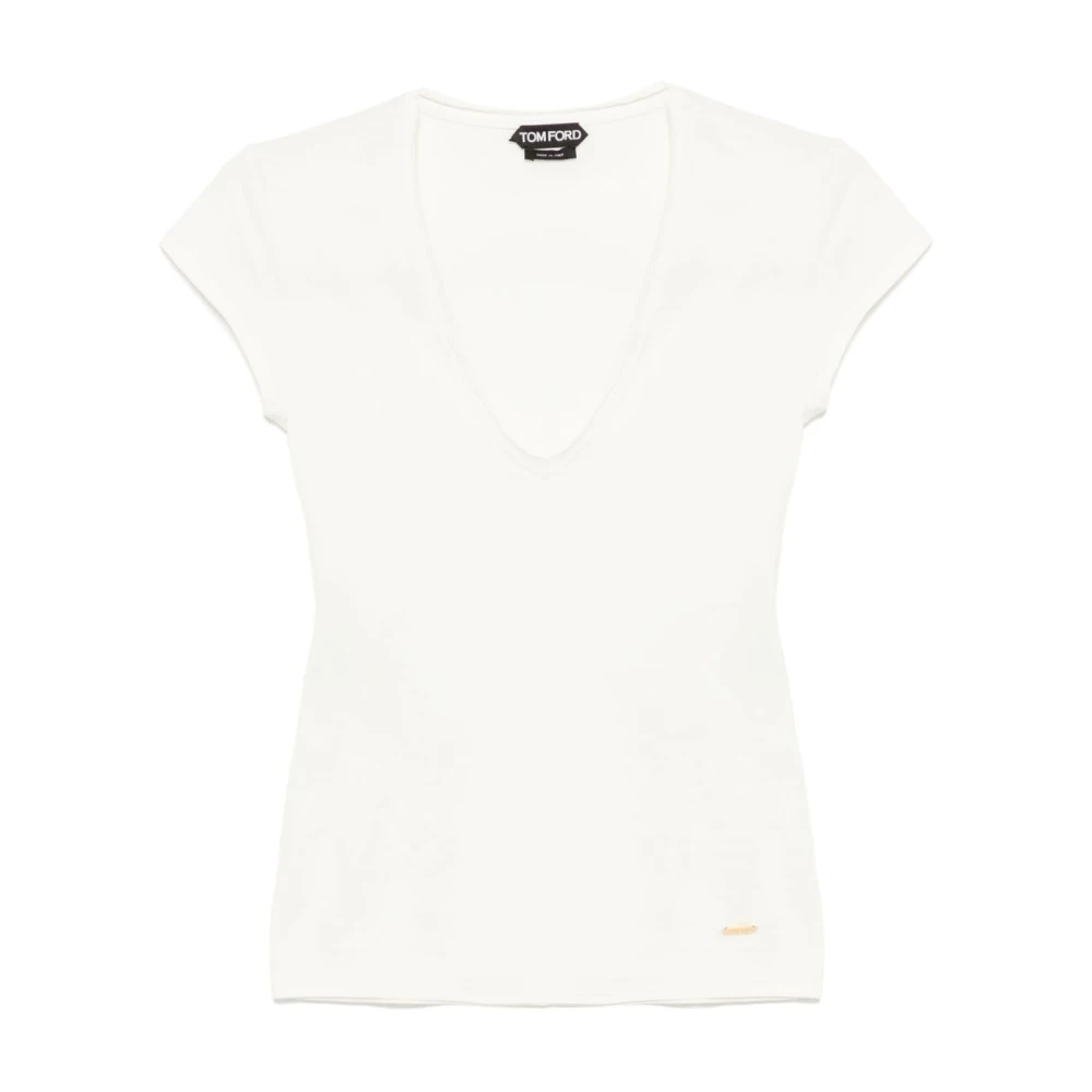 Tom Ford Witte T-shirts en Polos White Dames