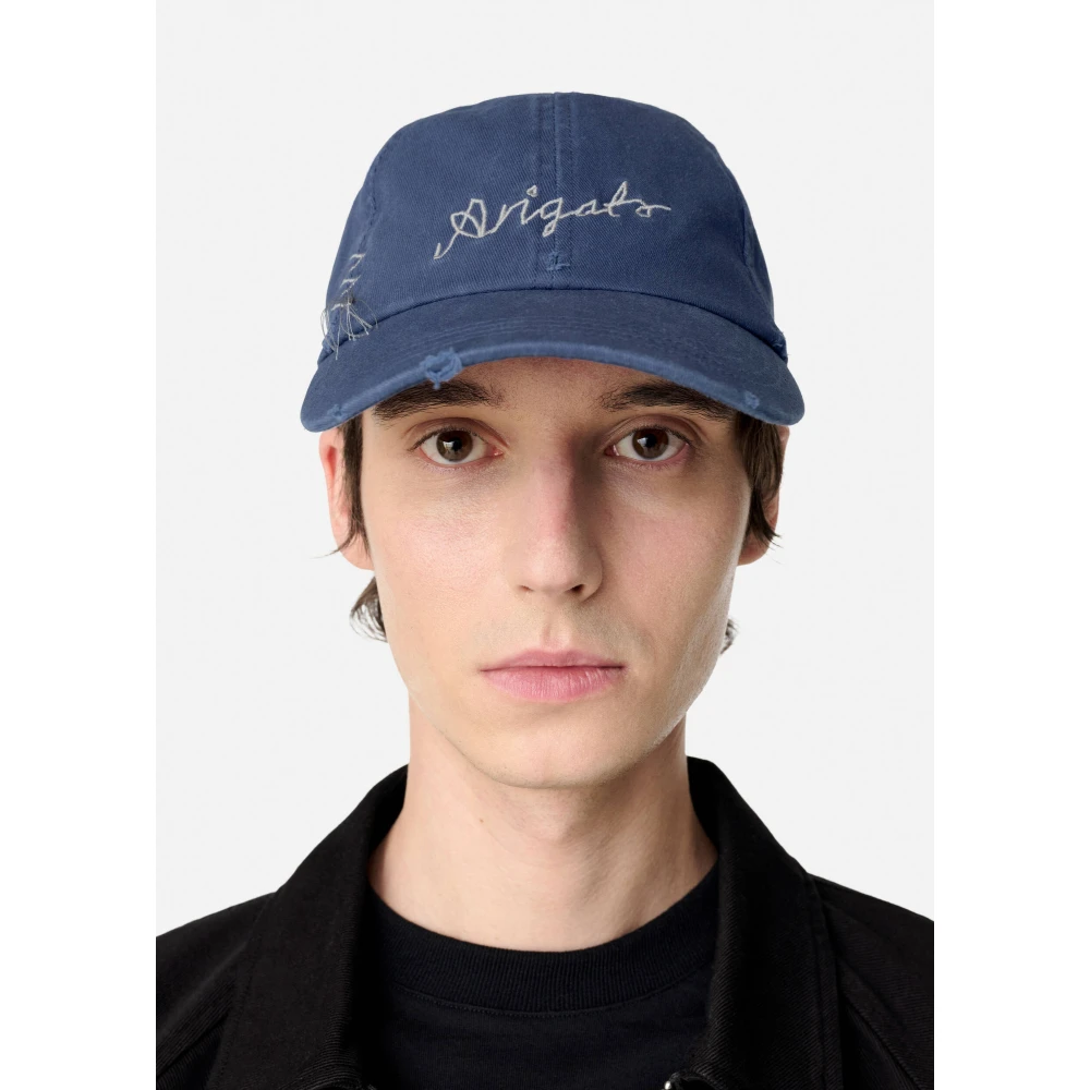 Axel Arigato Seam Distressed Cap Blue Unisex