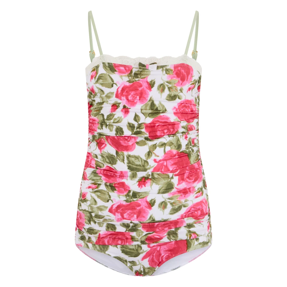 Chloé Multicolor Floral Lace Body - Female - Swimsuits - S - Swimwear