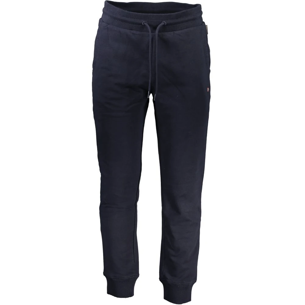 Napapijri Men's Blue Cotton Pant - Sweatpants - Xl - Trousers