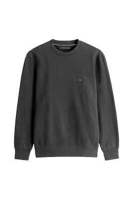 grey-sweater-ribbed-collar-cuffs-hem