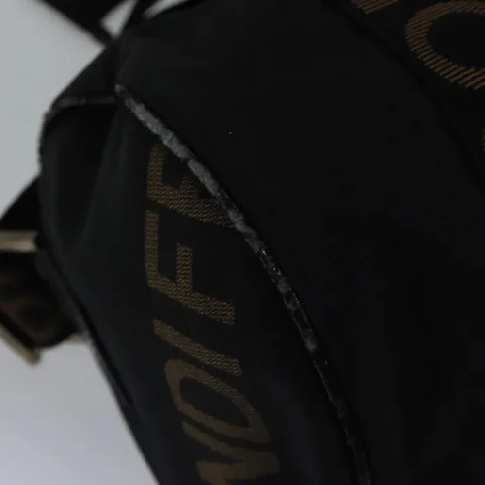 Fendi Vintage Pre-owned Nylon travel-bags Black Dames