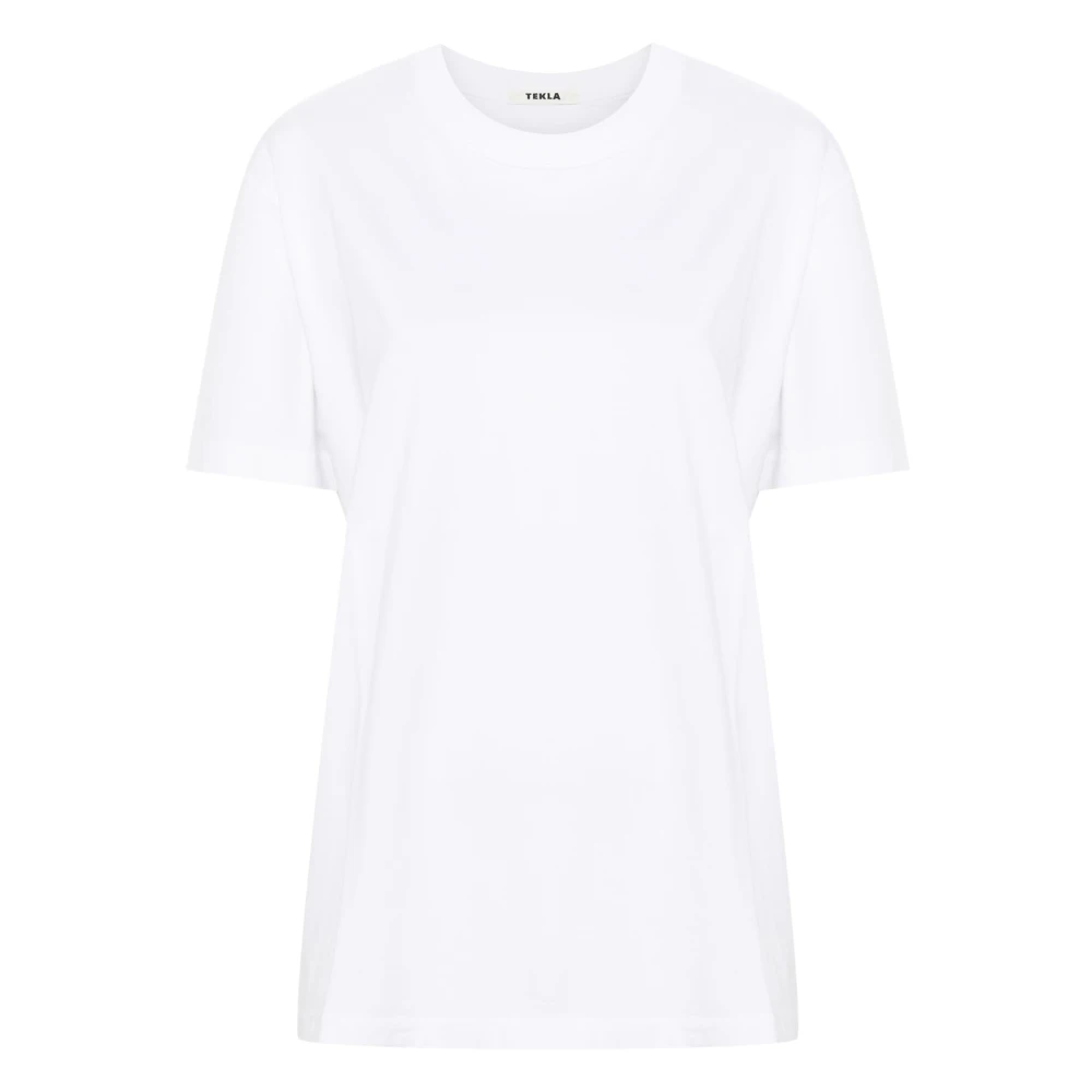Tekla Witte Slaap T-Shirt White Dames