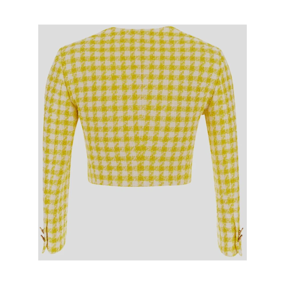 Tagliatore Rosy Cropped Jas Yellow Dames