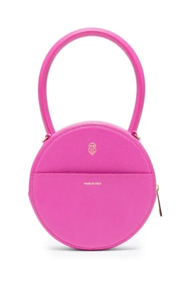 Fuchsia Round Cake Tote Bag