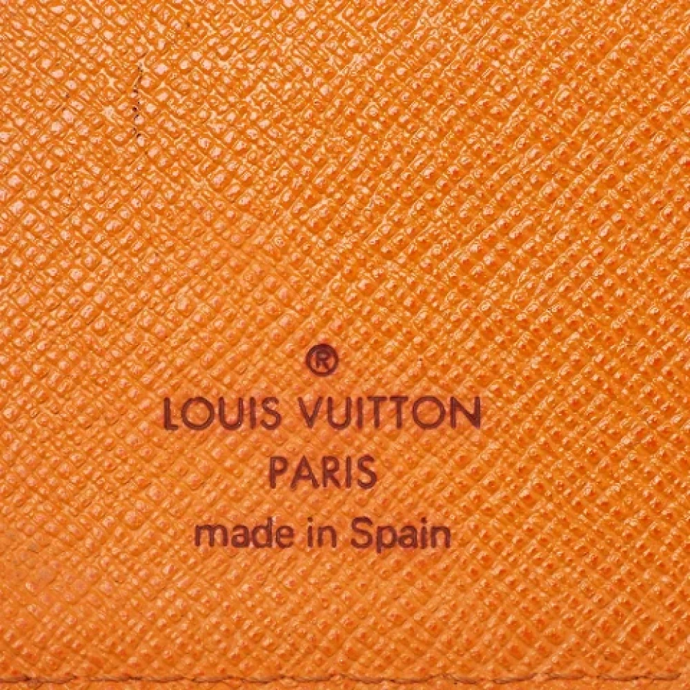 Louis Vuitton Vintage Pre-owned Leather home-office Orange Dames