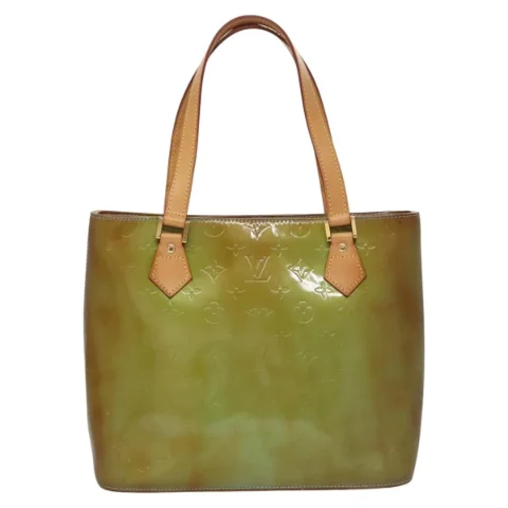 Louis Vuitton Vintage Pre-owned Leather handbags Green Dames