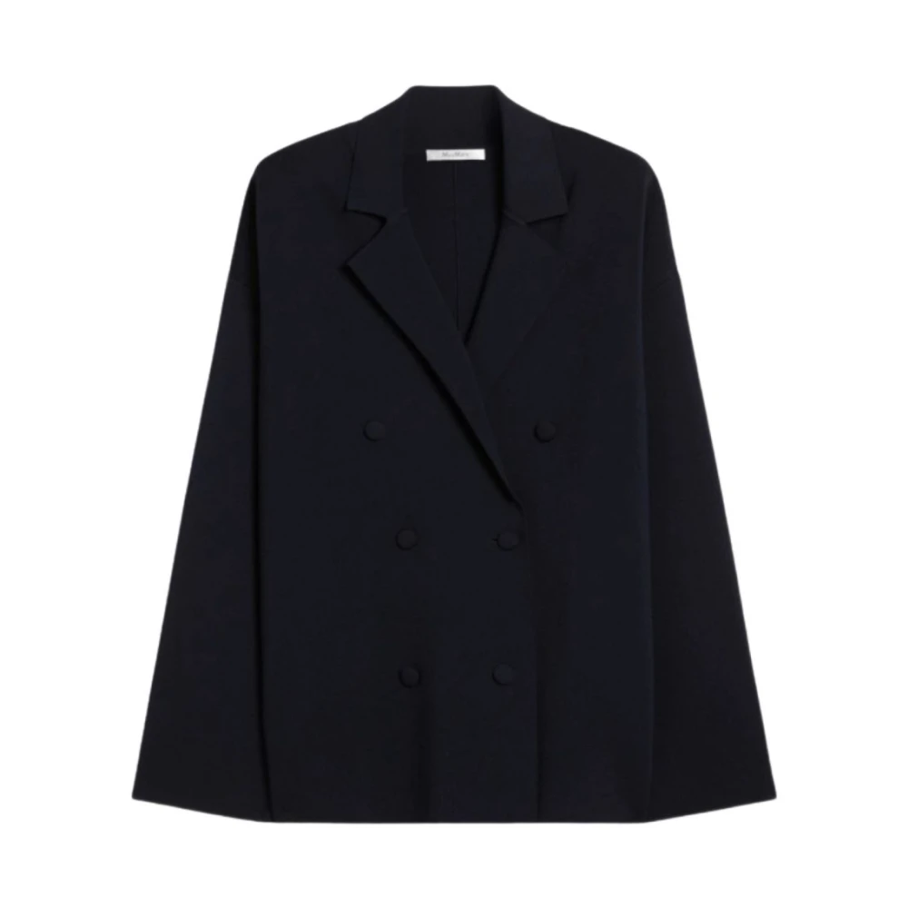 Max Mara Women's Blue Blazers, Xs, Blazer Doppiopetto