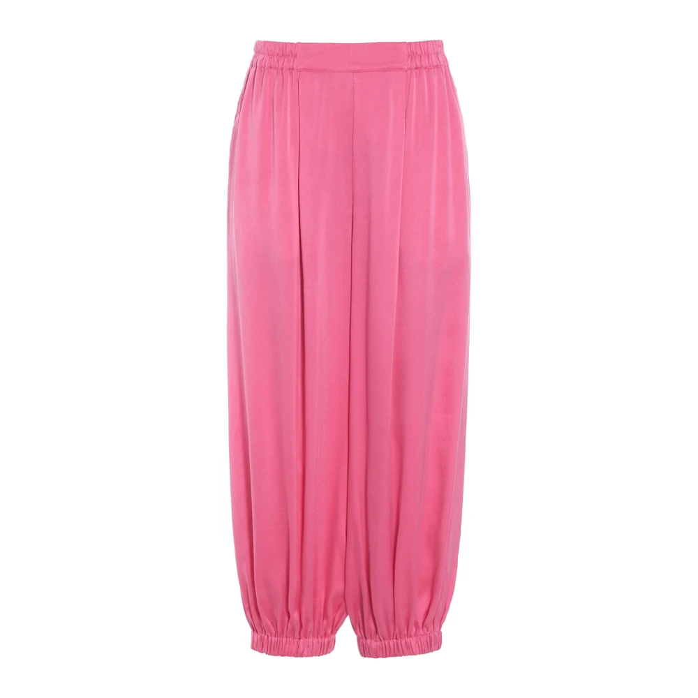Bitte Kai Rand Zijden Shiruku Broek Bubble Gum Pink Dames