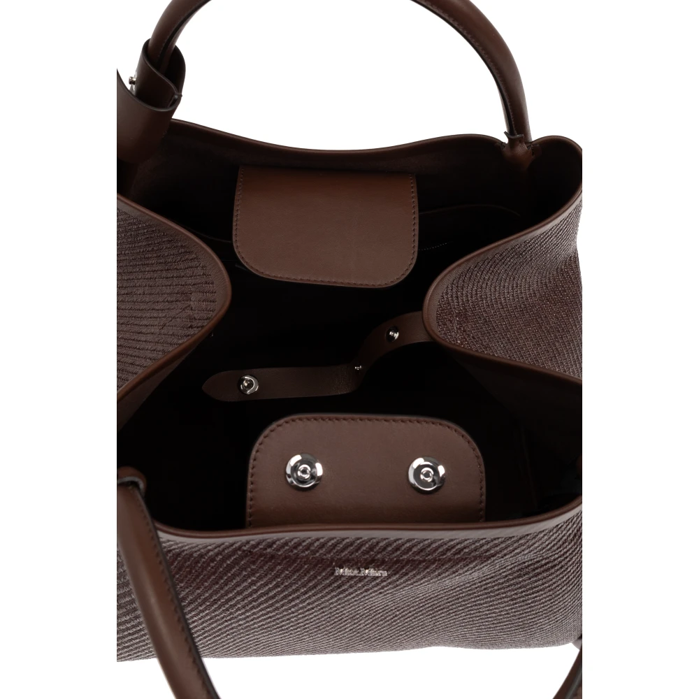Max Mara Marine Medium shopper tas Brown Dames