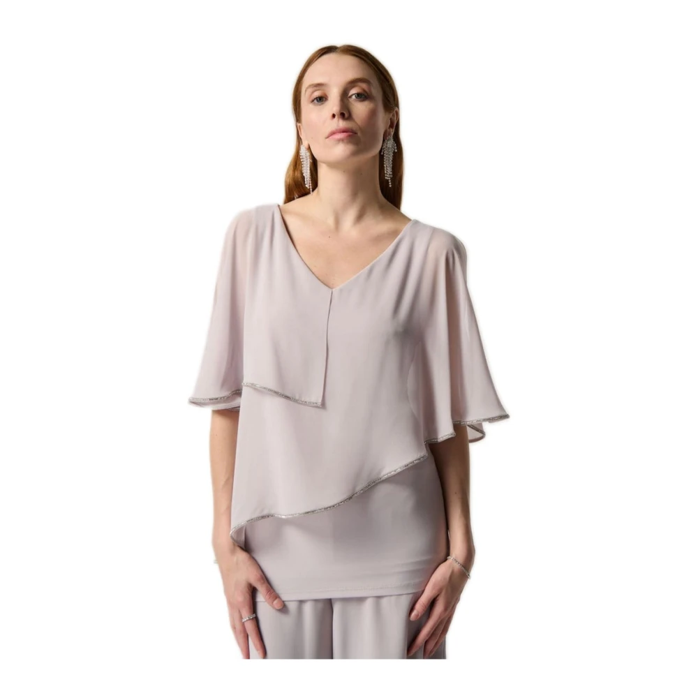 Joseph Ribkoff Mouwloze Top Pink Dames