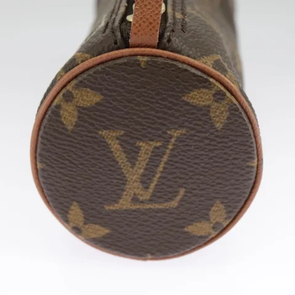 Louis Vuitton Vintage Pre-owned Canvas clutches Brown Dames