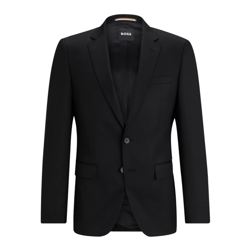 Hugo Men's Black Stylish 100% Wool Jumper - Blazers - L - Suits