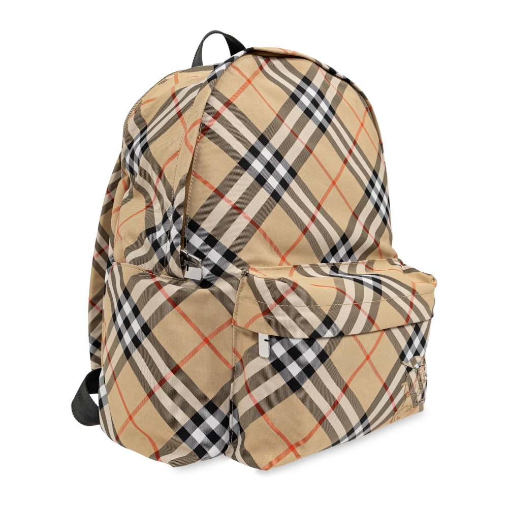 Burberry `Essential` Rugzak Beige Heren
