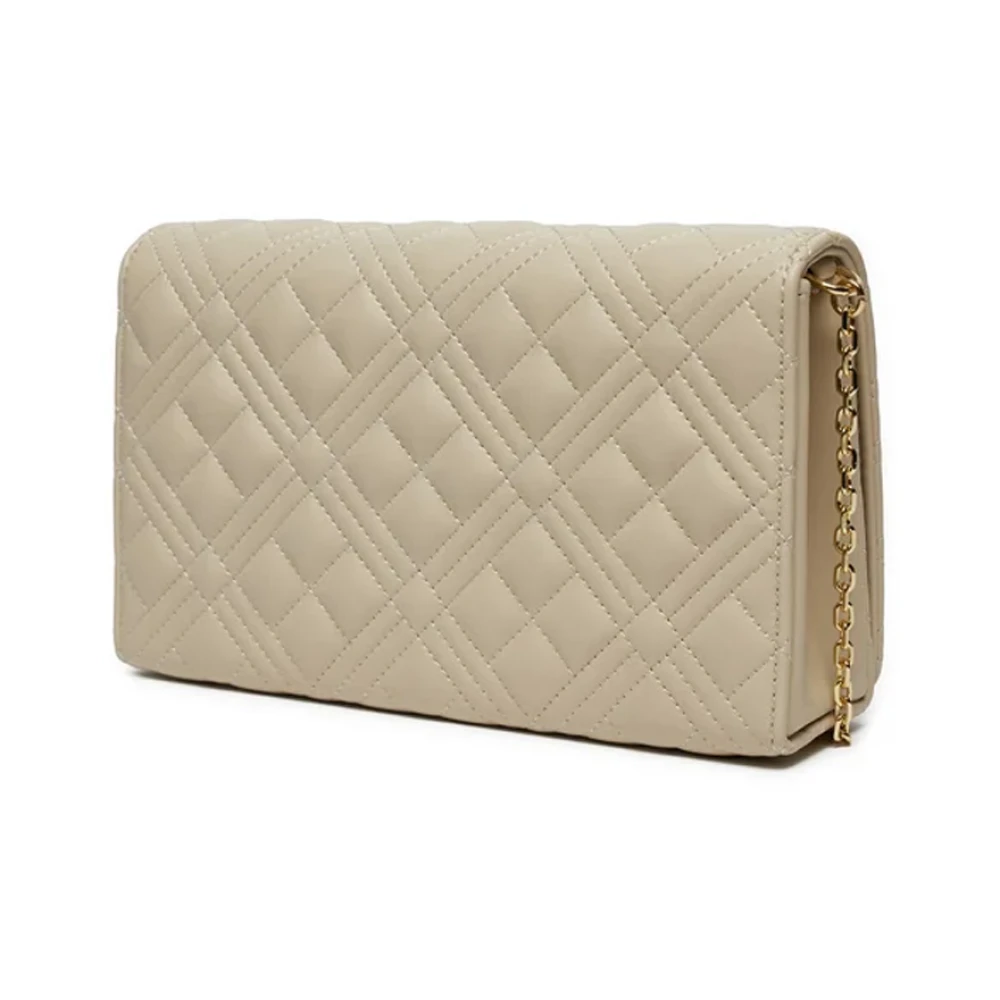 Love Moschino Stijlvolle Ivory Tassen voor Vrouwen Beige Dames