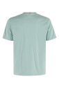 t-shirt-vert-a-col-rond-cotele-manches-courtes