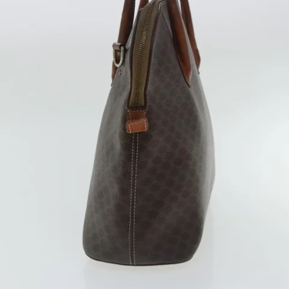 Celine Vintage Pre-owned Leather handbags Brown Dames