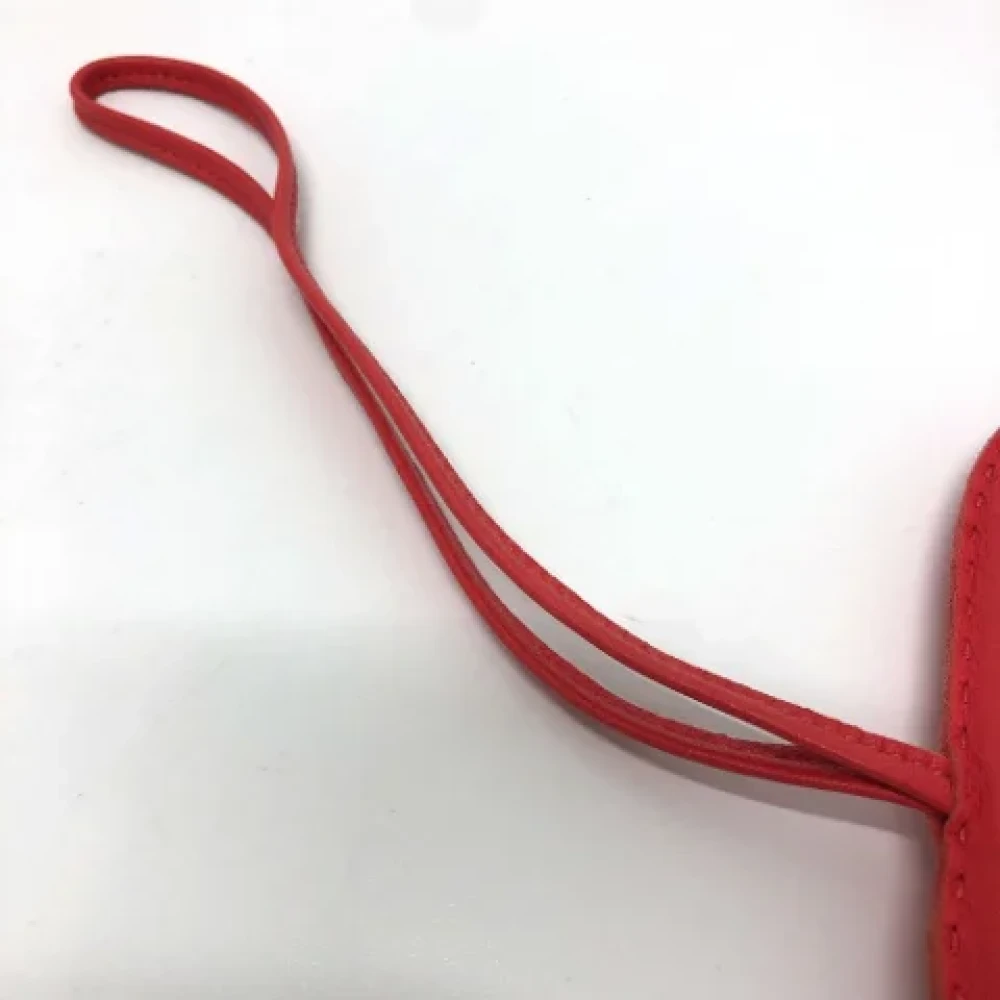 Hermès Vintage Pre-owned Leather key-holders Red Dames