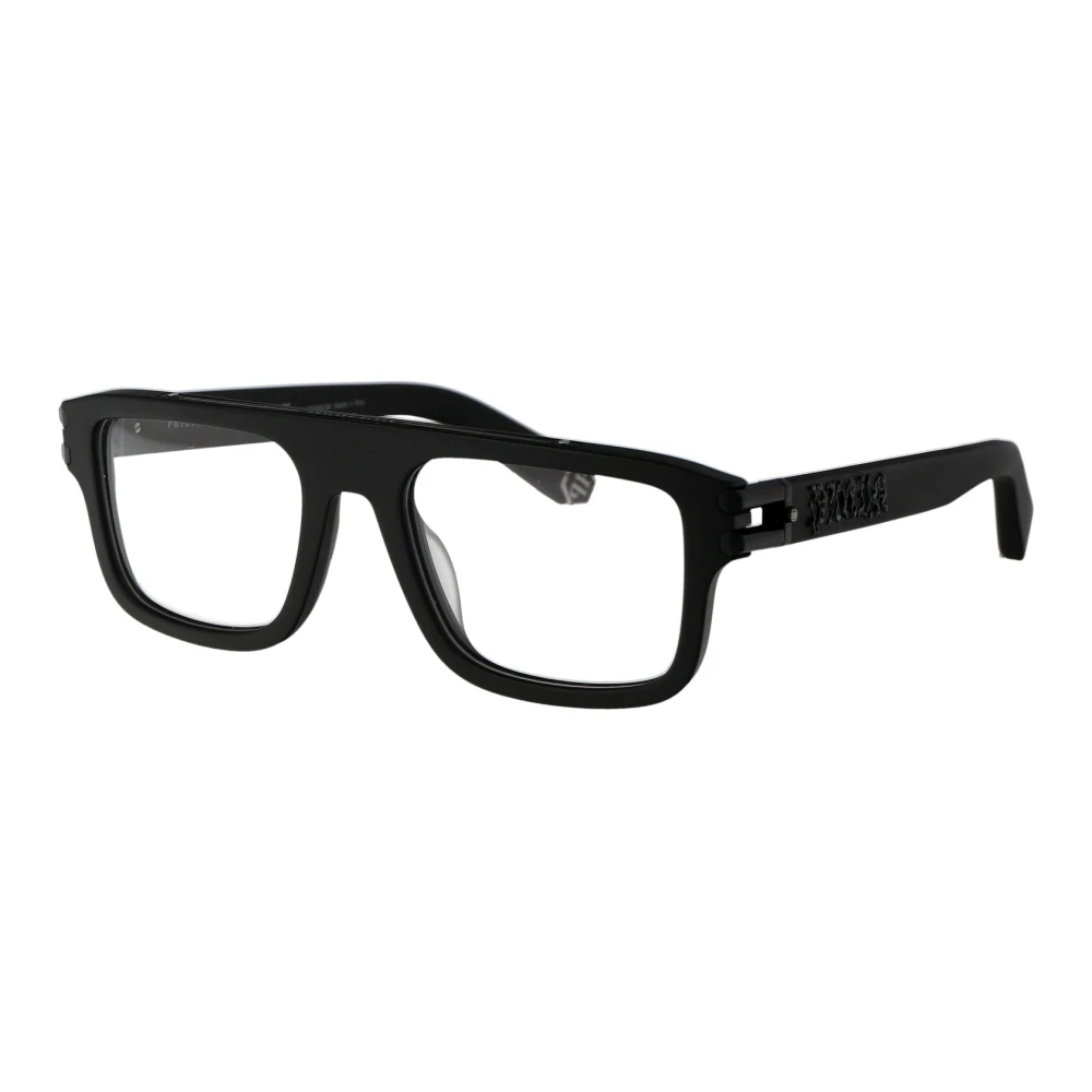 Philipp Plein Men's Black Glasses, 53 Mm, Stylish Optical Glasses