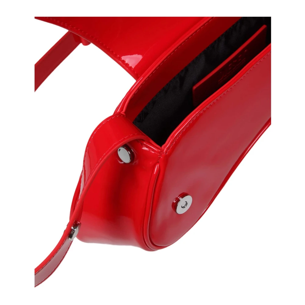 Diesel Rode Glanzende Schoudertas Red Dames