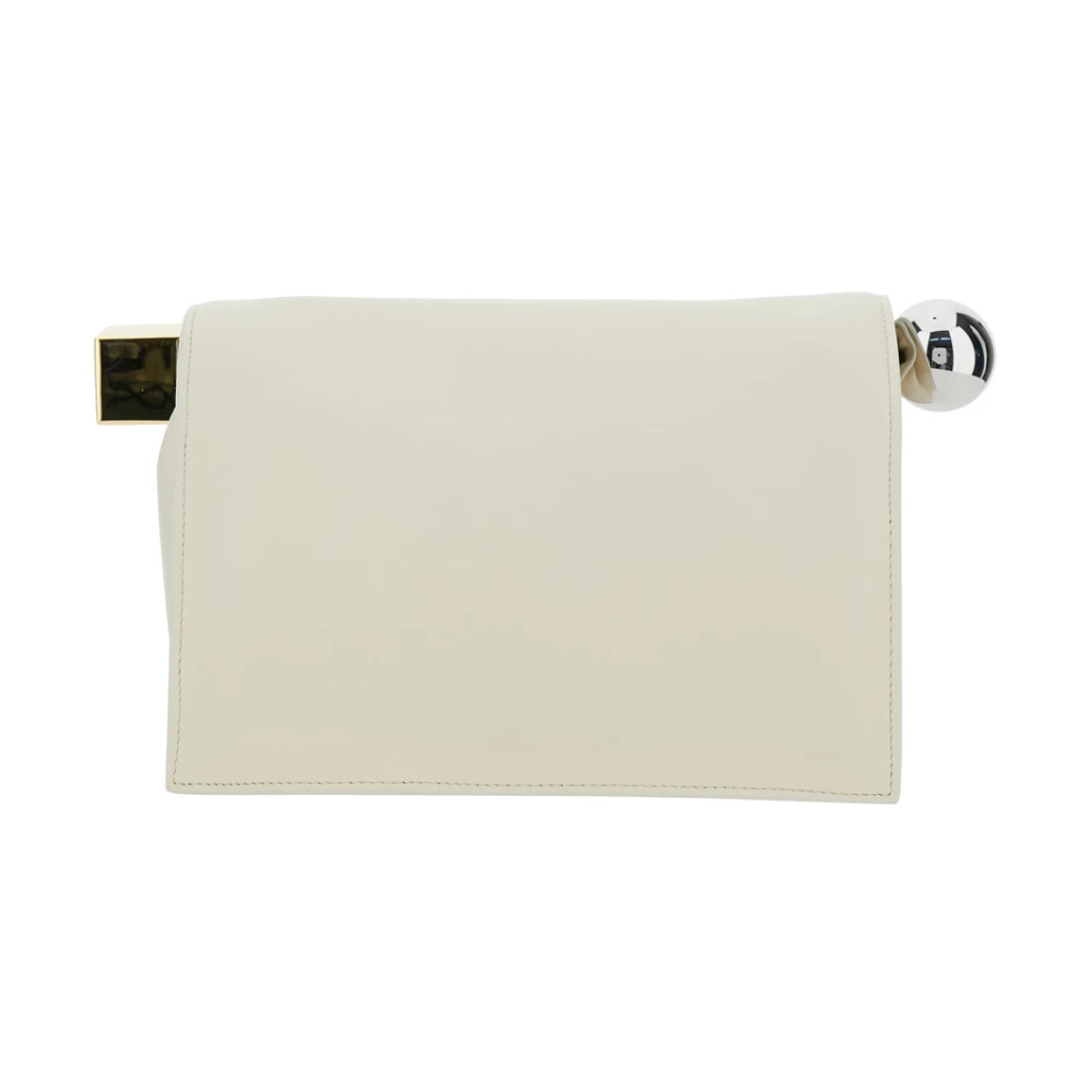 Jacquemus Witte Ronde Vierkante Tas White Dames